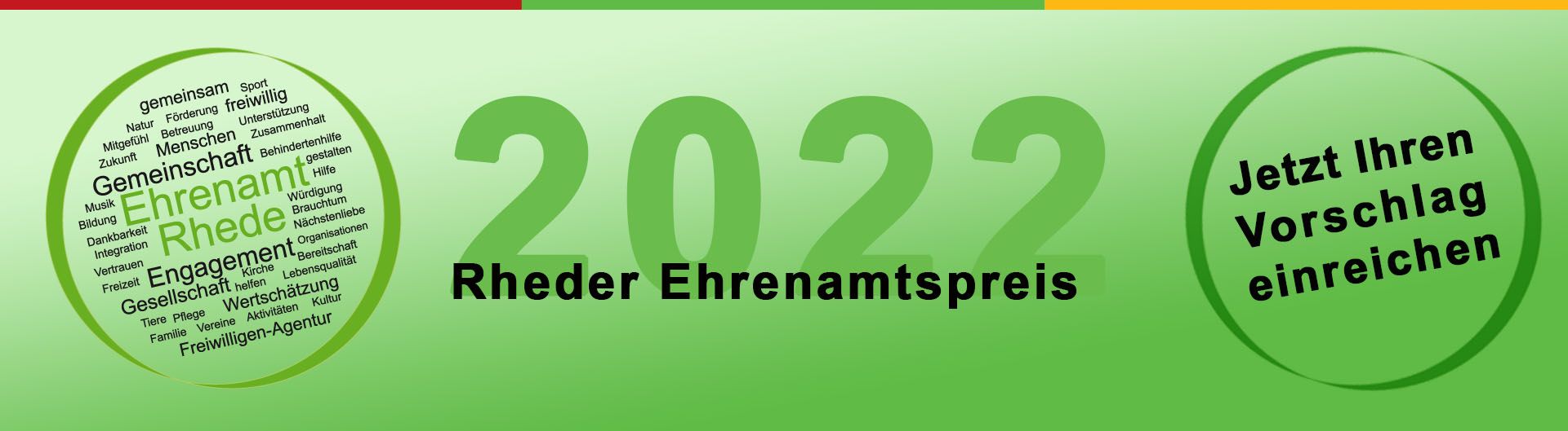 Rheder Ehrenamtspreis 2022