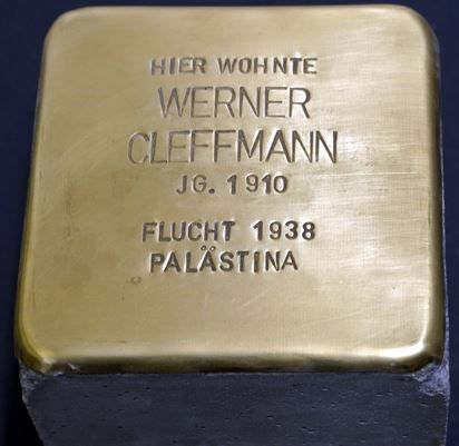 Stolperstein Werner Cleffmann © Stadt Rhede