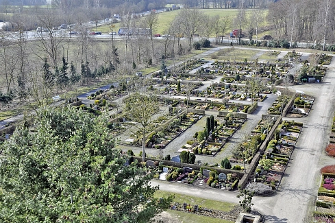 02 Luftbildaufnahme - Friedhof © Stadt Rhede