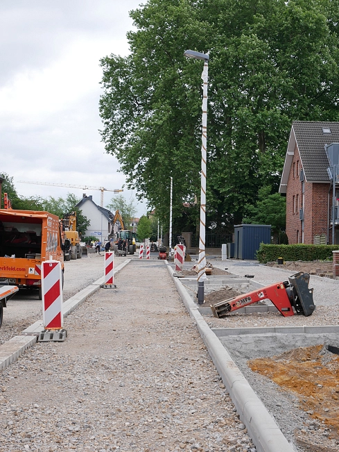 1. Bauabschnitt Hardtstraße fast fertig © Stadt Rhede