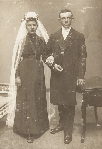 Ehepaar Feldmann-Telaar 1915 in Rhede © Stadt Rhede