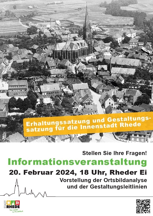 EHGS - Plakat Infoveranstaltung 20.02.2024 © Stadt Rhede