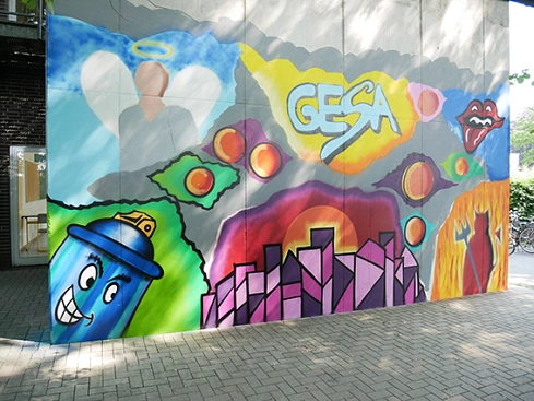 Graffiti-Projekt Gesa © Stadt Rhede