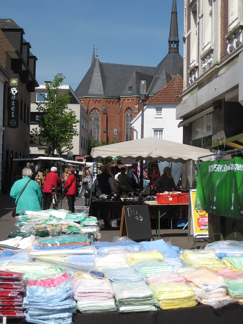 Kram- und Wochenmarkt in Rhede © Stadt Rhede