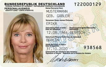 Personalausweis © Bundesdruckerei