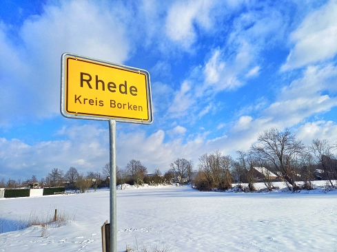 Rhede Eingangsschild © Stadt Rhede