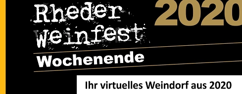 Rheder Weinfest für Zuhause 2020 - virtuelles Weindorf © Stadt Rhede