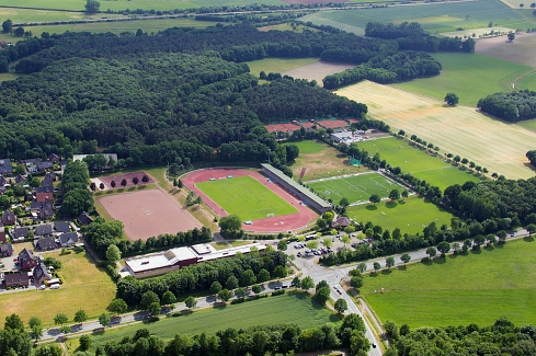 Sportzentrum Rhede Luftaufnahme © Stadt Rhede