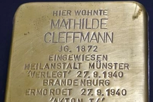 Stolpersteine in Rhede Hohe Straße 7 Mathilde Cleffmann